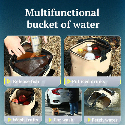 Multifunctional Foldable Fish Bucket