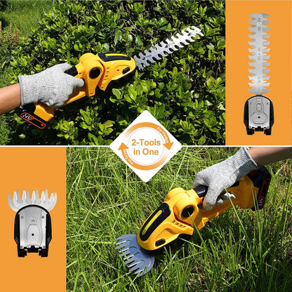 2-in-1 Electric Hedge Trimmer
